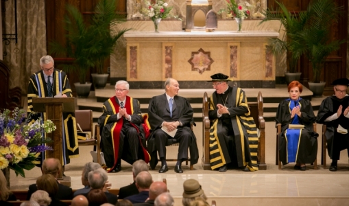 The convocation of the Pontifical Institute of Mediaeval Studies took place at St Basil’s Collegiate Church in Toronto. Mr. Davi